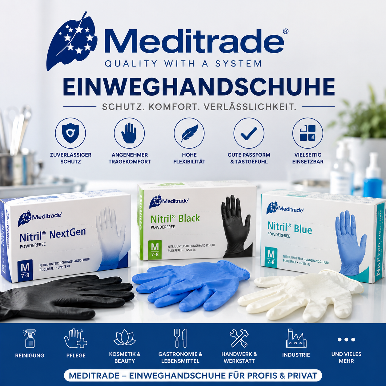 Meditrade Einweghandschuhe