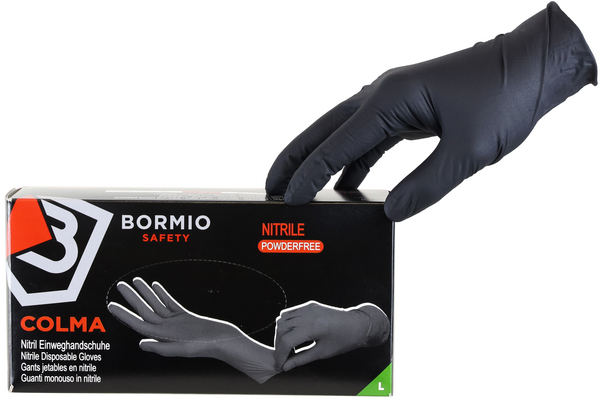 Safety Colma Black Nitrilhandschuhe