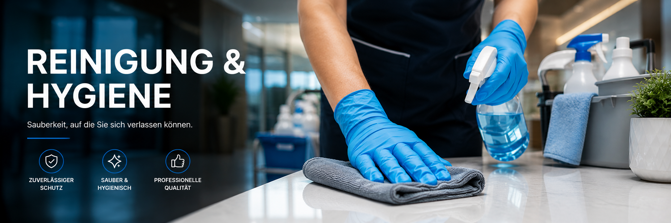 Glovix Einweghandschuhe für Reinigung und Hygiene im professionellen Einsatz