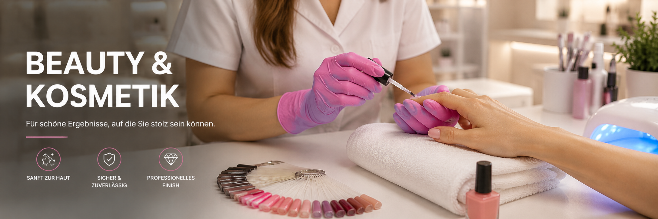 Glovix Einweghandschuhe für Beauty, Kosmetik und professionelle Anwendungen