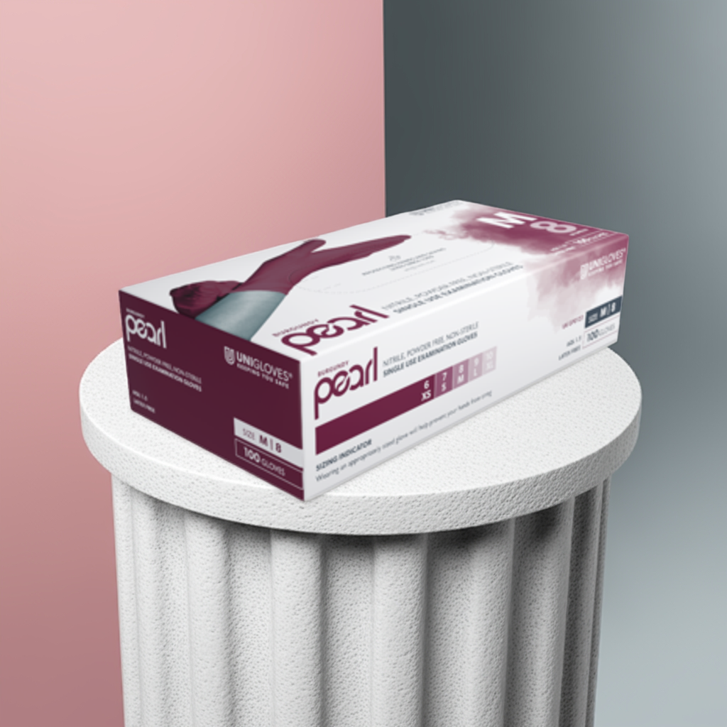 Burgundy Nitrilhandschuhe