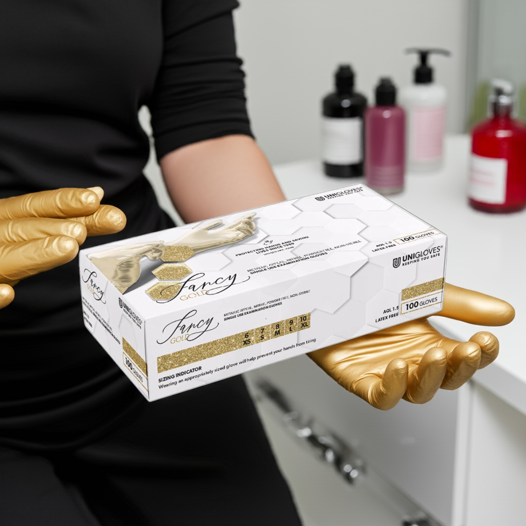 Gold Fancy Nitrilhandschuhe