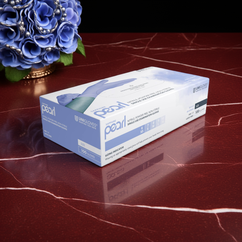 Sapphire Pearl Nitrilhandschuhe