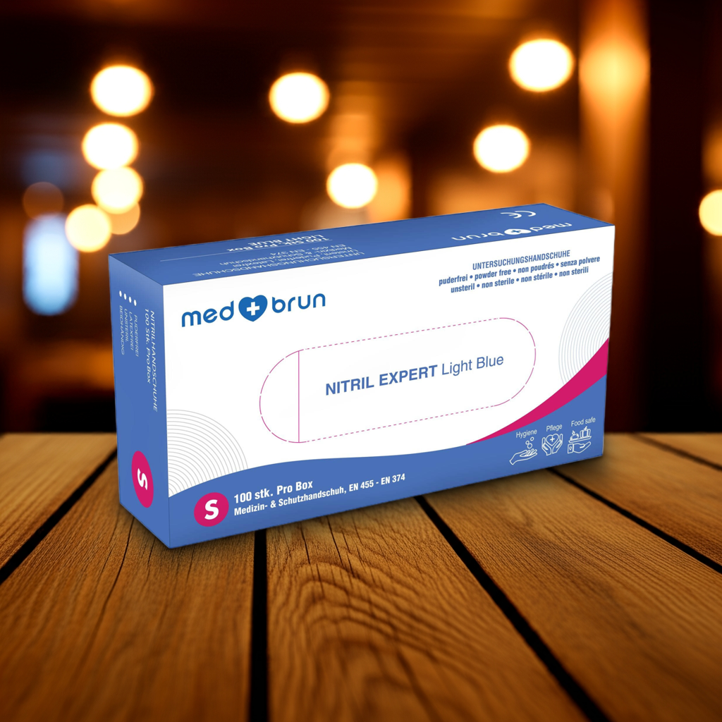 Medbrun Expert Nitril, Blau