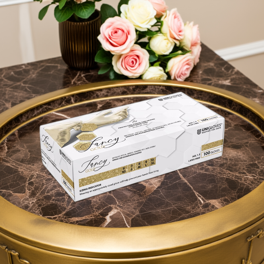 Gold Nitrilhandschuhe