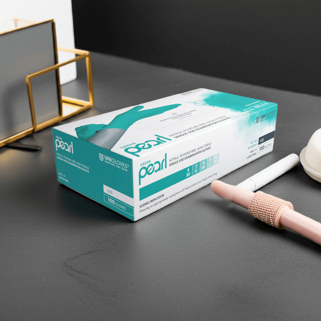 Green Pearl Nitrilhandschuhe