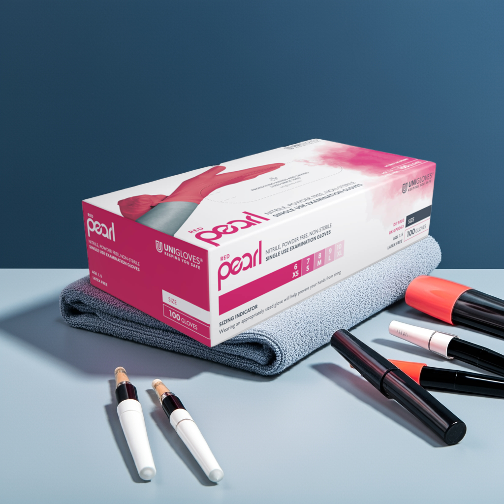 Red Pearl Nitrilhandschuhe