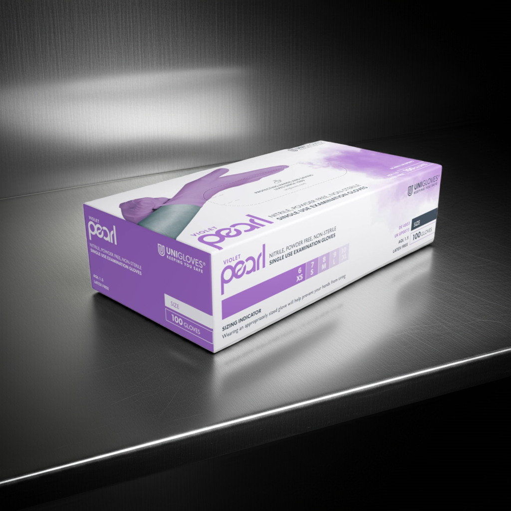 Violet Pearl Nitrilhandschuhe
