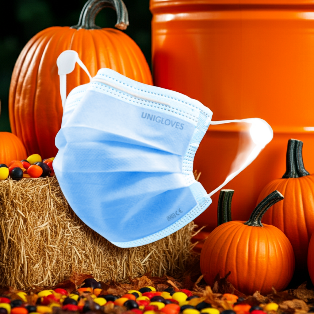 UNIGLOVES PROFIL PLUS Blau Mundschutz