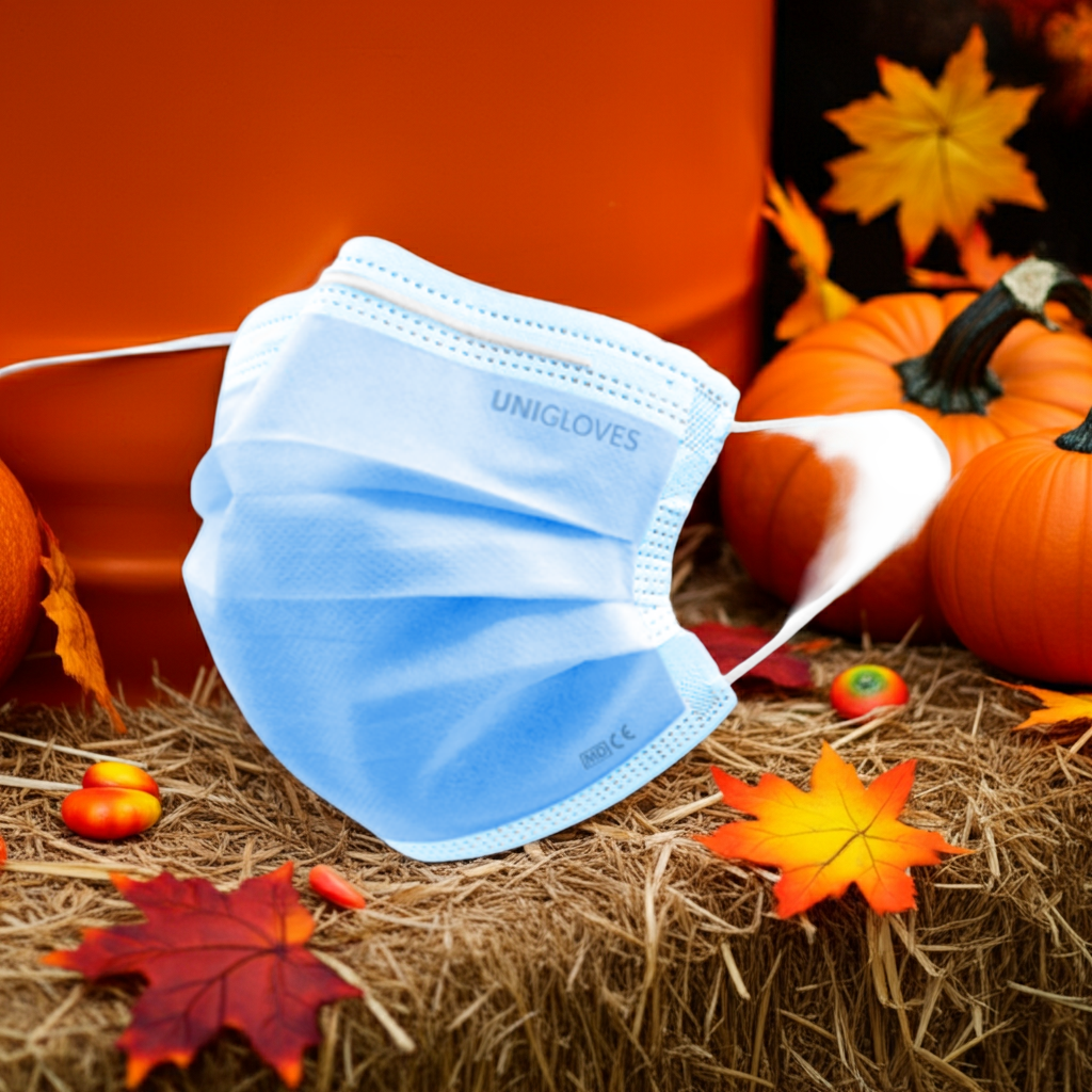 UNIGLOVES PROFIL PLUS Blau Mundschutz