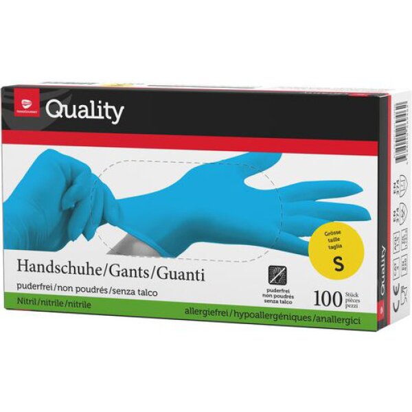 Quality Nitrilhandschuhe Blau