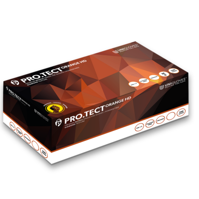 Pro.Tect Orange HD Nitrilhandschuhe