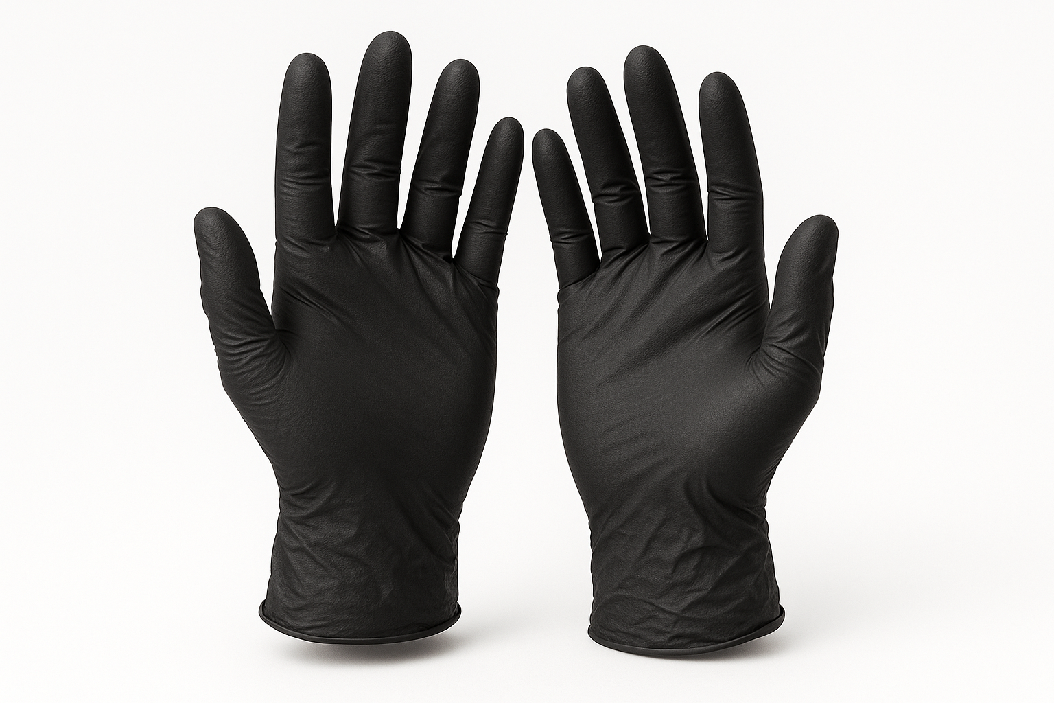 Schwarze Nitrilhandschuhe bei Glovix.net