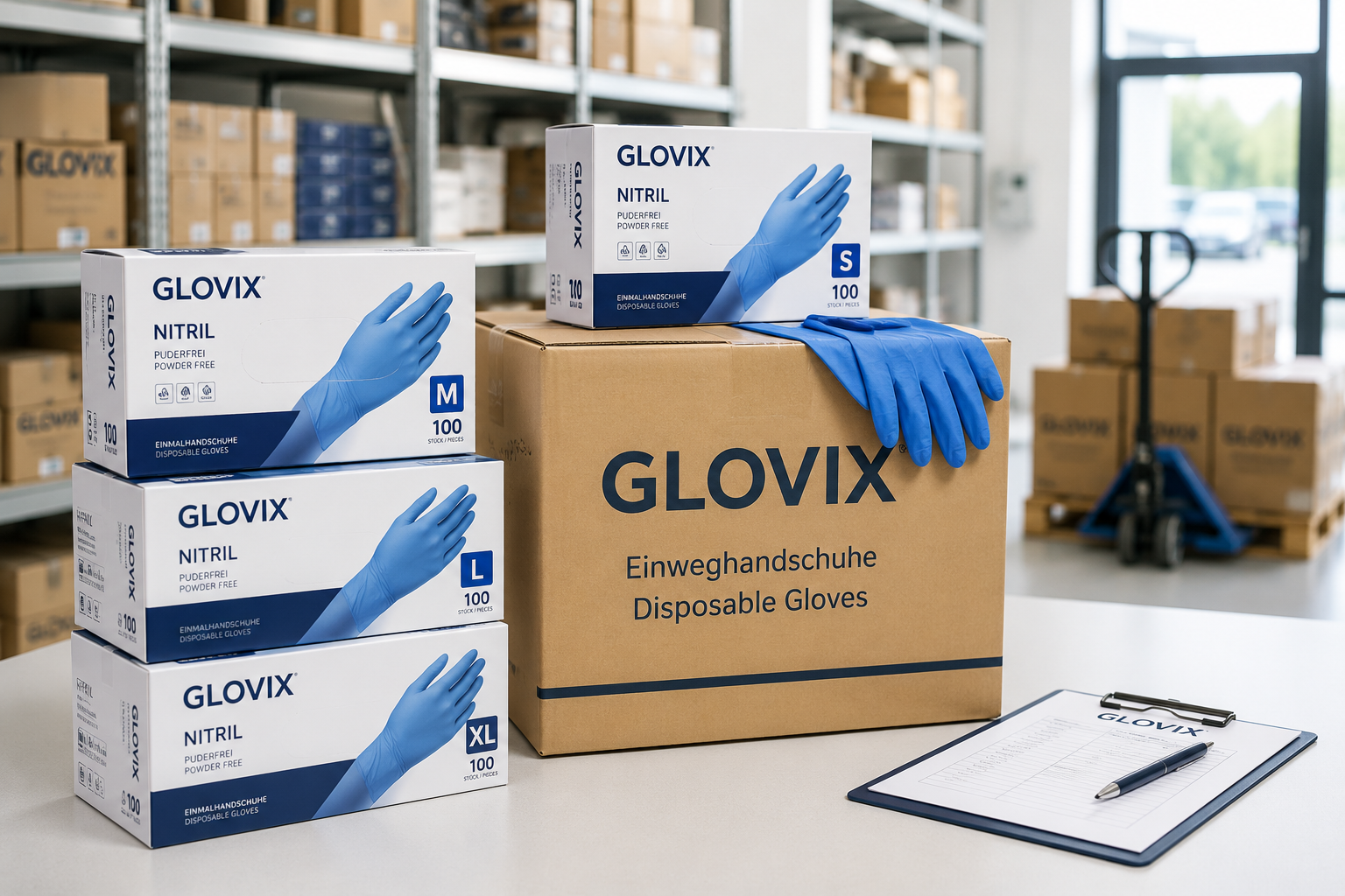 Glovix B2B Einweghandschuhe für Geschäftskunden und professionelle Großbestellungen