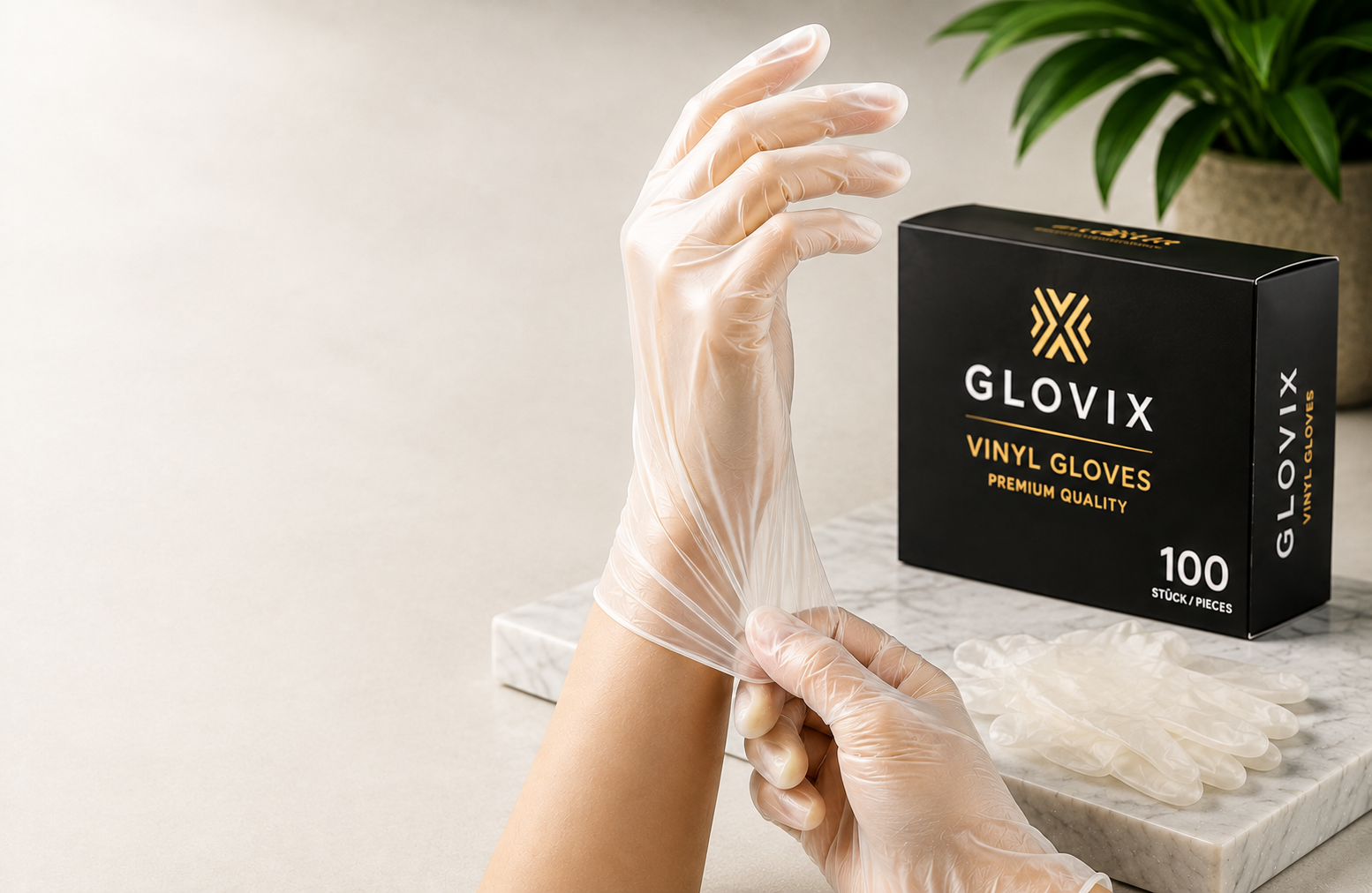 Glovix Vinylhandschuhe für professionelle und vielseitige Anwendungen