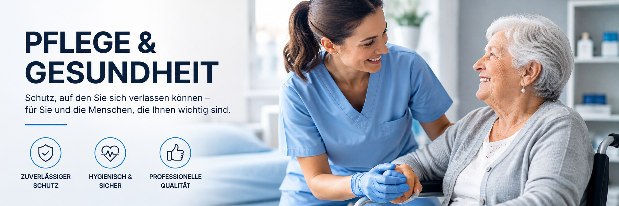 Glovix Einweghandschuhe für Pflege, Gesundheit und professionelle Anwendungen