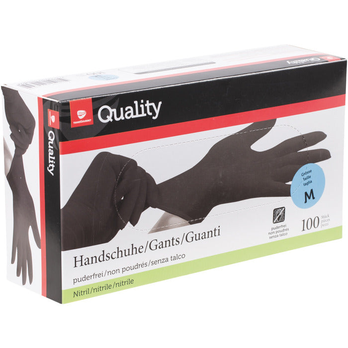 Quality nitrile gloves | Black