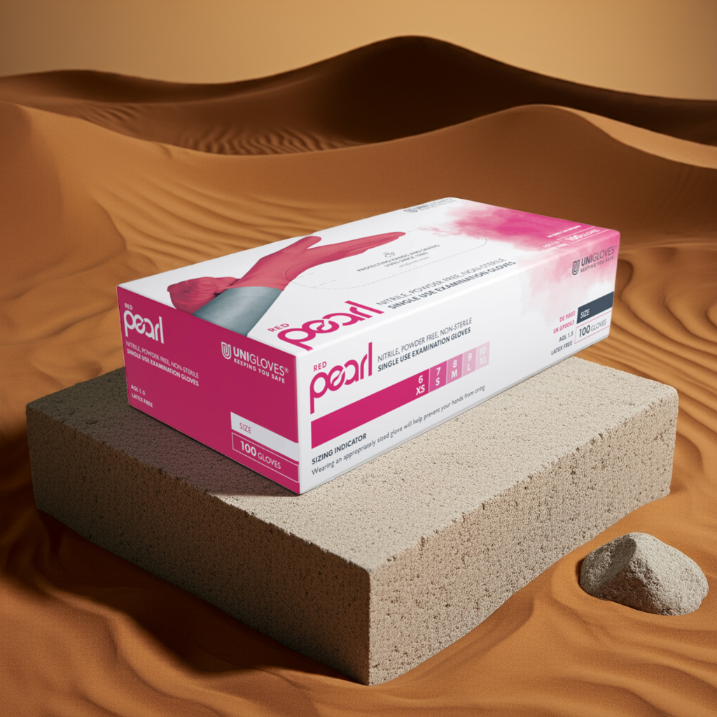 Red Pearl Nitrilhandschuhe