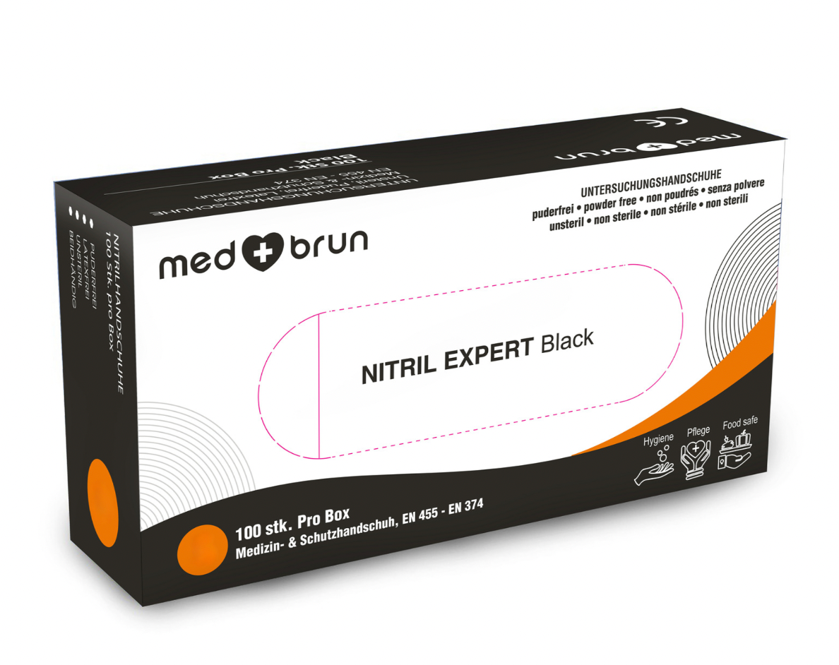 Medbrun Expert Nitrile, Black