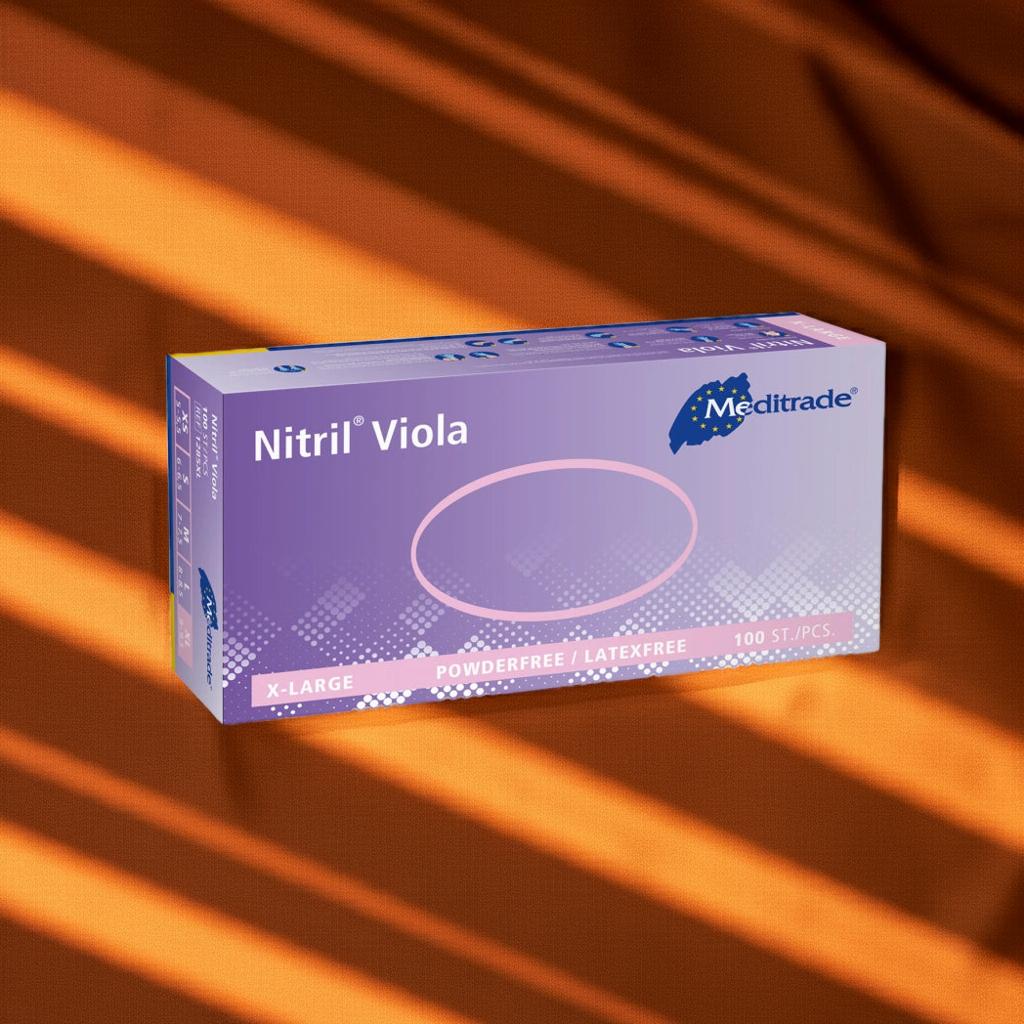 Nitril Handschuhe Violett Einmalhandschuhe Meditrade Nitril Viola XS-XL Nitril Handschuhe Violett Einmalhandschuhe Meditrade Nitril Viola XS-XL