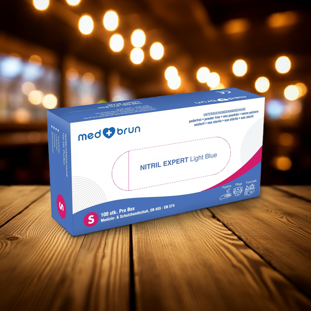 Medbrun Expert Nitril, Blau