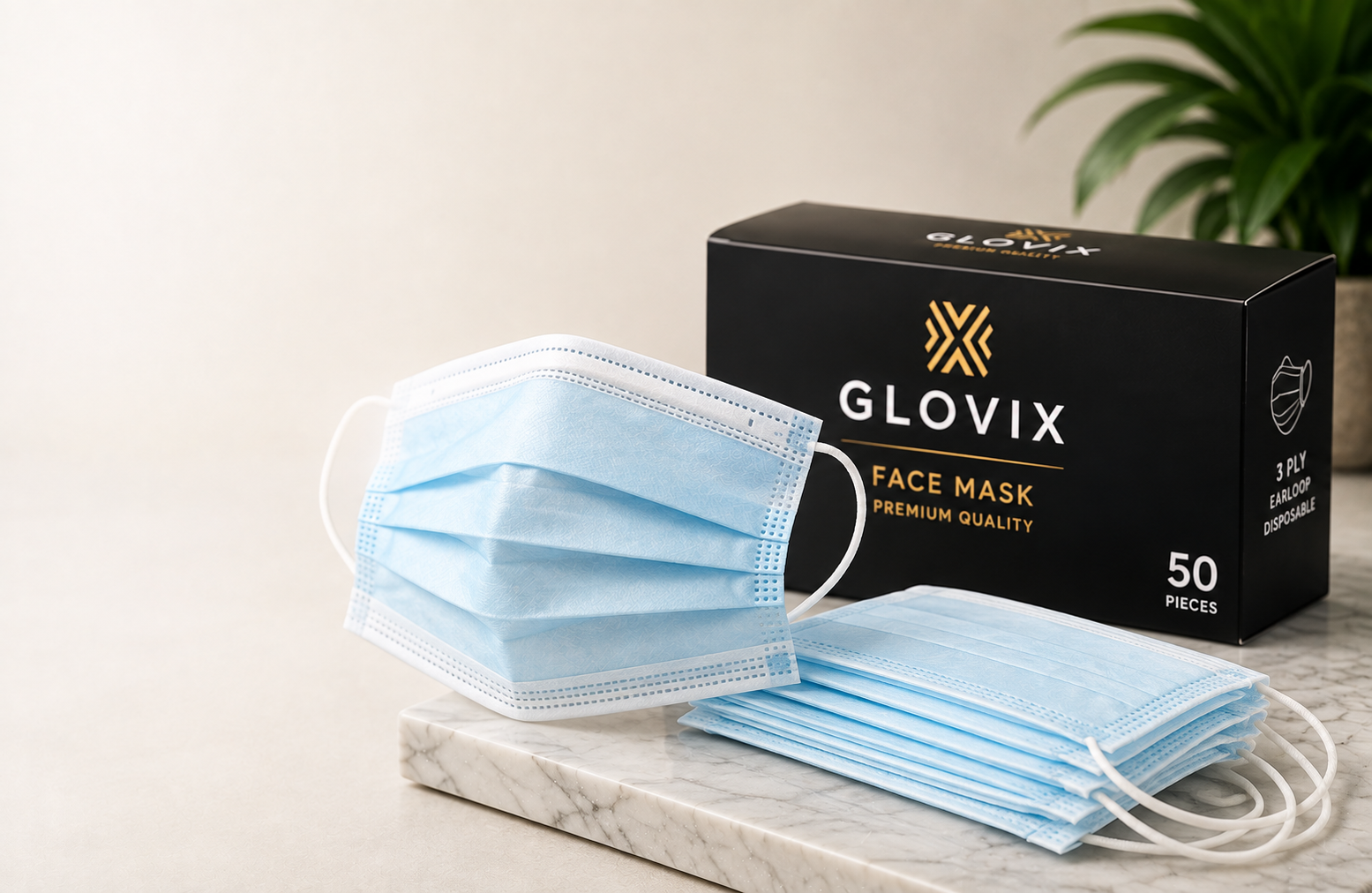 Glovix Mundschutz und Einwegmasken für professionelle und hygienische Anwendungen